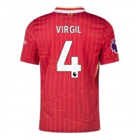 Camiseta Liverpool Virgil van Dijk #4 Primera Equipación 2024-25 manga corta